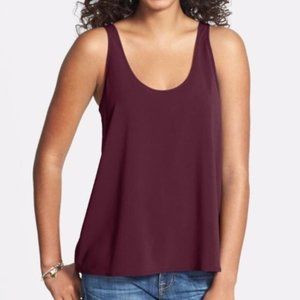 Maroon Woven Swing Tank